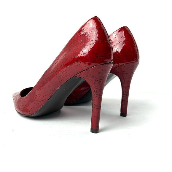 Ralph Lauren Red Pointed Toe Shoes Size 8.5 - Picture 9 of 14